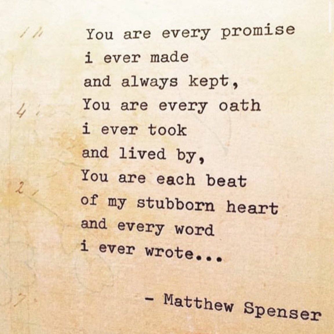 MattNotJack's tweet photo. Happy Thursday!! Stay beautiful…
#poetryisnotdead #poet #poetry #poetsofig #typewriterseries #wordporn #poem https://t.co/ZLAx1fKm8p