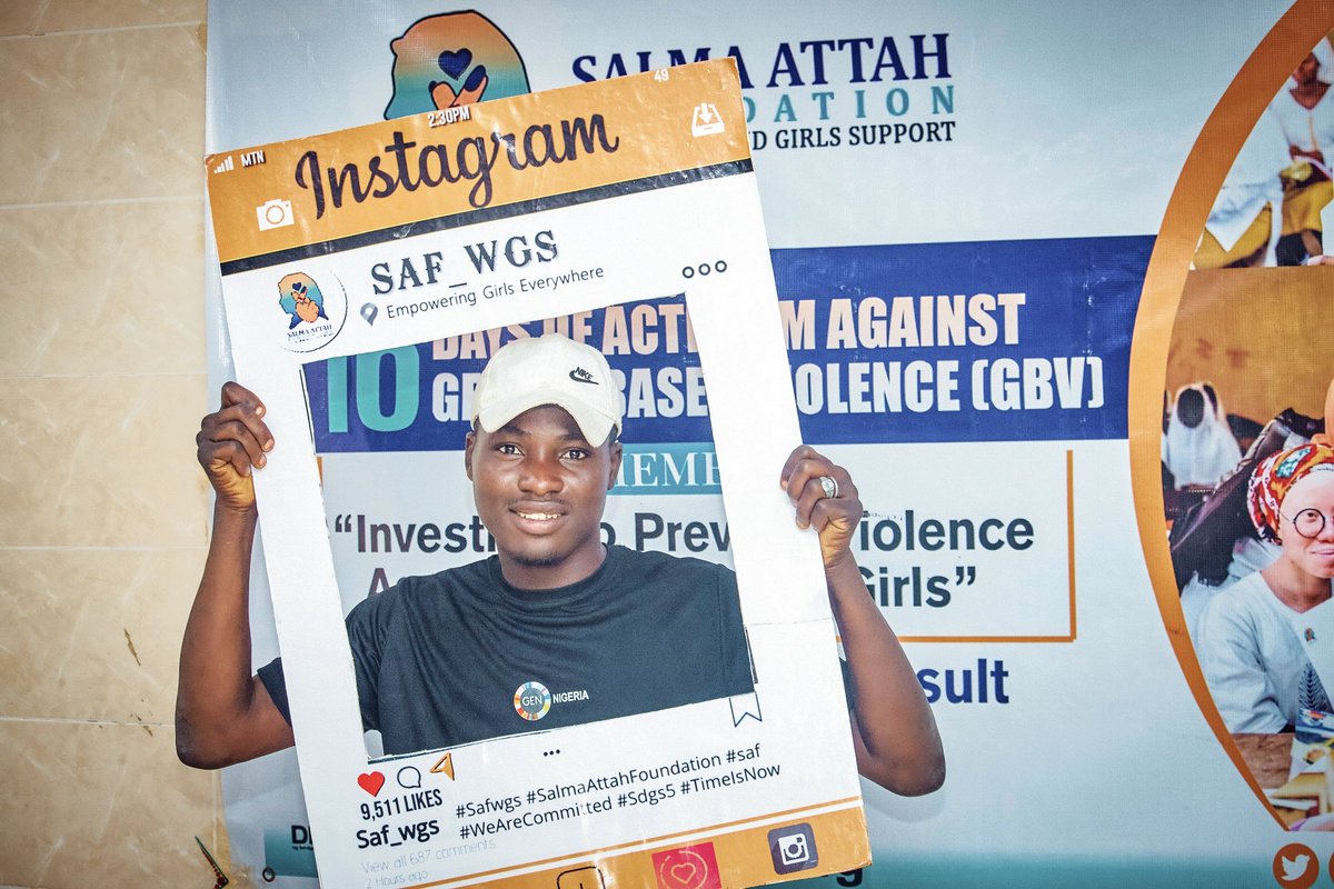 Mibashi001's tweet photo. The 16Days activism campaign is celebrated annually to call for the prevention and elimination of violence against women and girls. 
 
#Safwgs  
#100GBVAmbassadors   #SafwgsAgainstGBV #ActivismThatYieldsResults #16DaysofActivsm
#16DaysandBeyond

@usinnigeria 
@SAF_WGS https://t.co/eXhx67YQ5d