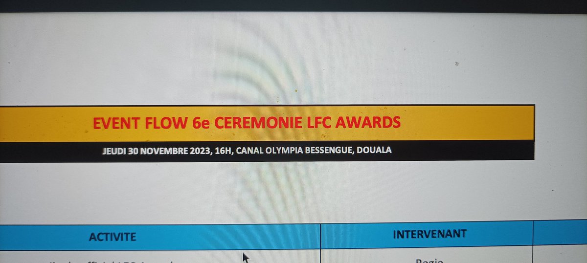 TitiNdema's tweet photo. #LFC6
#LFCAwards 
@LFCamerounais 
#CanalOlympia 🎉 https://t.co/4OUlXu9ROL