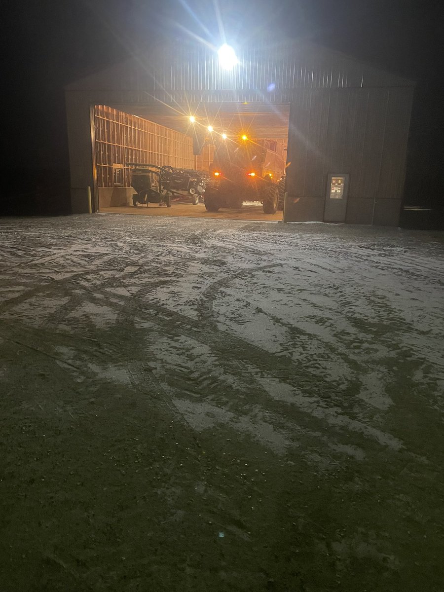 Home from the last field of corn