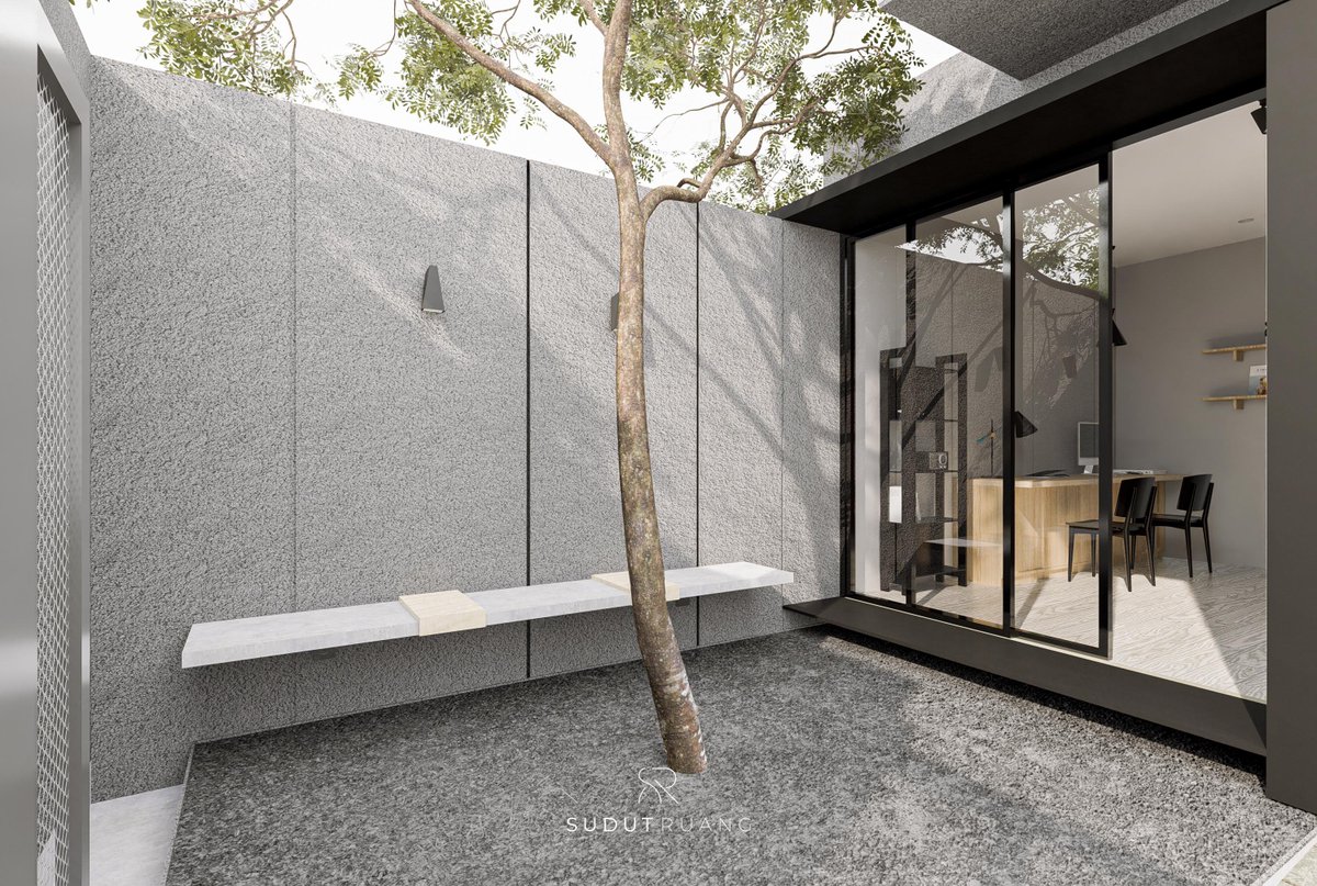 Madariyanhadi's tweet photo. Sedikit cerita tentang ruang kerja kami ini #NMHouse
Architecture & Interior design by @/sudut_ruang https://t.co/I9deIObm9D