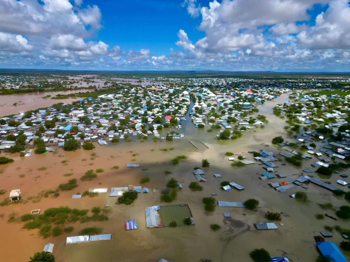 CaccSomalia's tweet photo. As climate change exacerbates, millions in Somalia are at risk as the current #ElNino has affected over 2.5 million people.

Climate Change knows no borders, but for vulnerable countries like Somalia, it's a full-blown disaster. Urgent #ClimateAction is crucial. #Somalia https://t.co/vuMwXW1YOR