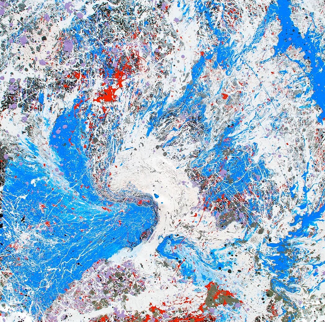 18Bini's tweet photo. ORGASM NUMBER TWO 48" 48" #painting by @Richard_Grieco #art https://t.co/mk9PBz7NrH https://t.co/JXOPYpXnSr
