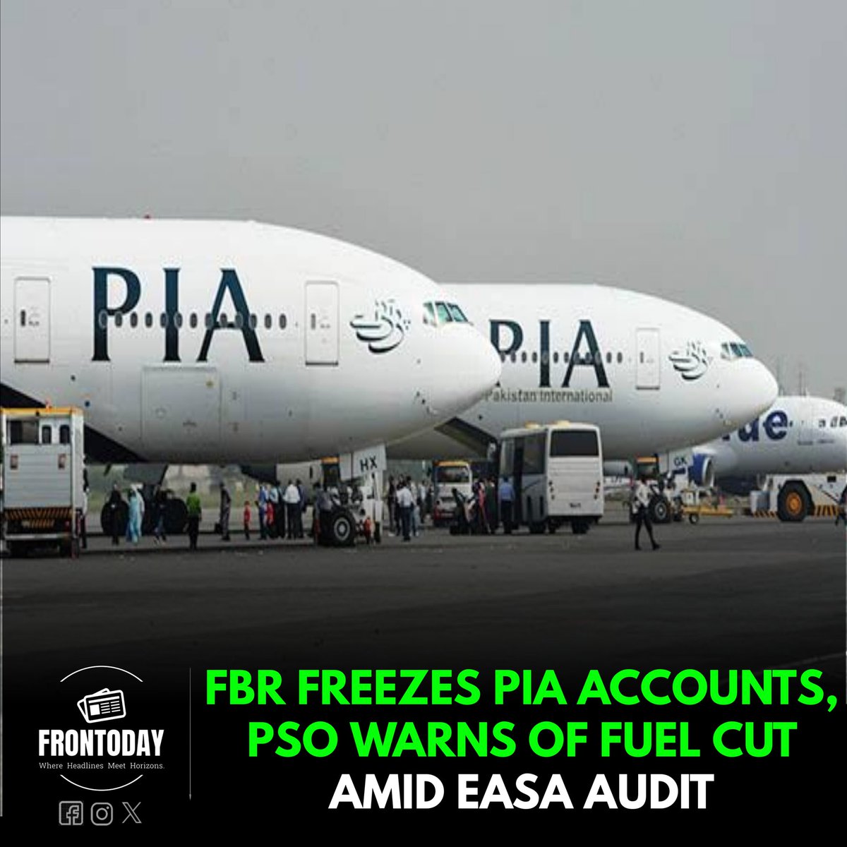 FBR Freezes #PIA Accounts Over Rs2.76 Billion Tax Debt, PSO Issues Fuel Supply Ultimatum Amid Ongoing #EASAAudit. Financial Turmoil Deepens for Pakistan International Airlines. 📉✈️ #AviationNews #TaxTroubles #FinancialCrisis