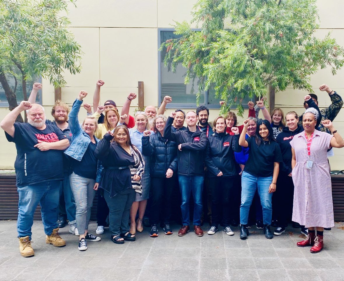 gwen_toa's tweet photo. What a privilege it is to work with these amazing Comrades over the last three days down here in Melbourne. #UnitedWeStand #UnionSolidarity #UnionComrades #UnionSeason #UnionLove #JoinYourUnion @UnitedWorkersOz ❤️ https://t.co/7D7XXgyBUE