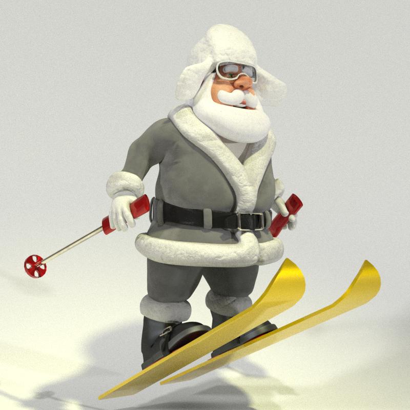 meshbox's tweet photo. Create fantastic Christmas art with Ice Mountain Skiing Santa #3Dmodel for Poser3D & DAZ Studio. #christmascard #toonsanta https://t.co/5iGClxlbN2 https://t.co/MTgCsncB9k