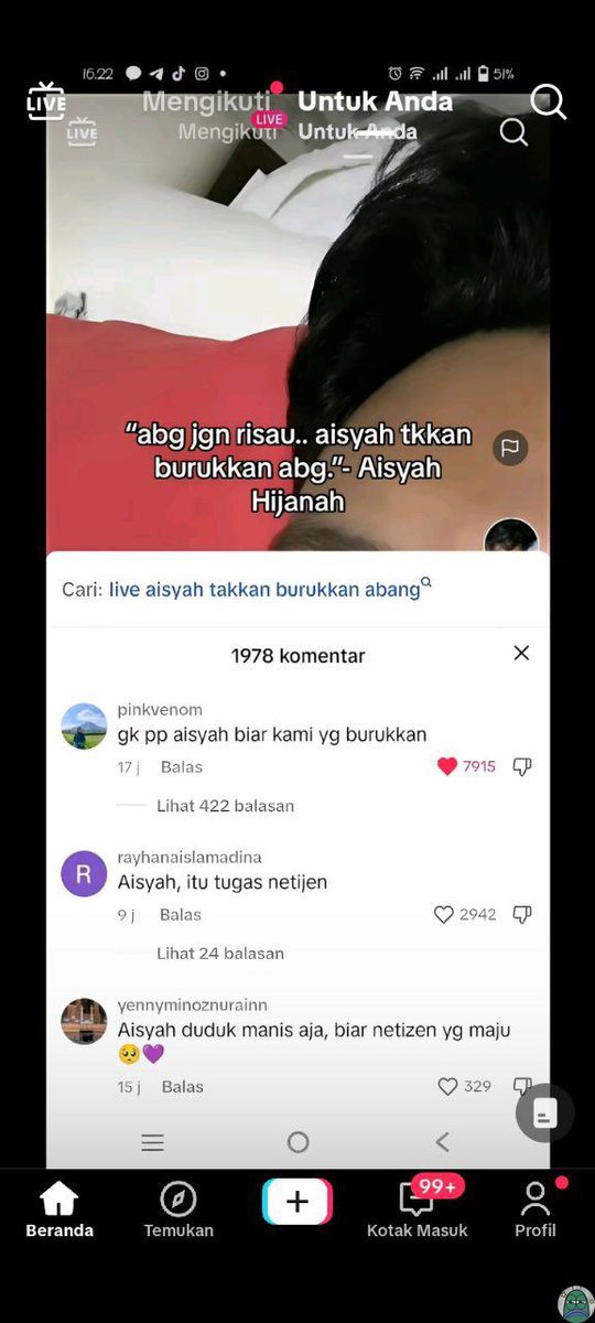 Ada satu vidio orang Malay yang suaminya poligami padahal istrinya udah hampir sempurna, liat komen netizen 😭😭😭 💚