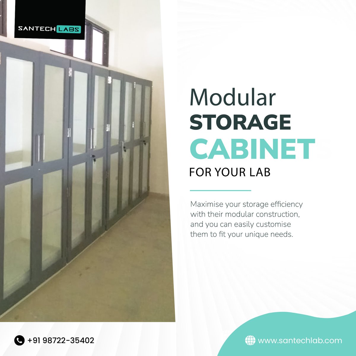 santechlabs's tweet image. Santech Labs&apos;  modular storage cabinet has safety features such as secure locking mechanisms to ensure the containment and protection of hazardous substances

Visit our website santechlab.com/product/storag…

#santechlab #labstorage #labstoragecabinets #customizablestorage #labfurniture