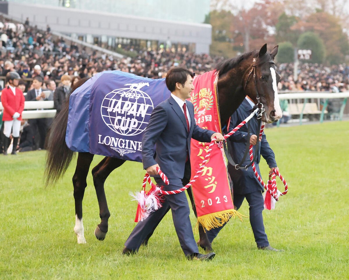 【発表】イクイノックスが電撃引退 G1・6連勝＆歴代最多総獲得賞金更新、ジャパンCがラストラン news.livedoor.com/article/detail… イクイノックスが現役を引退すると馬主である米本昌史代表が発表した。2021年8月にデビューし、G1を6連勝。総獲得賞金22億1544万6100円で歴代1位に立った。