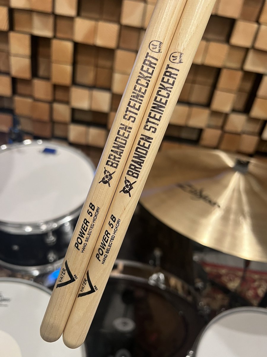 Tools of the trade. @VaterDrumsticks