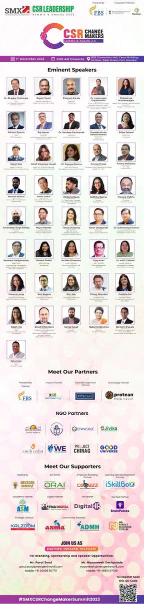 ASM Group stands tall as an #Academic partner at the SMX CSR Change Maker Summit 2.0 hosted by Nextgeninnov8! Join us as we champion transformative #CSR strategies driving a positive change!

📅 Dec 1, 2023
🕒 9 AM Onwards
📍 BSE Convention Hall, Mumbai
🌐 bit.ly/smxcsr2