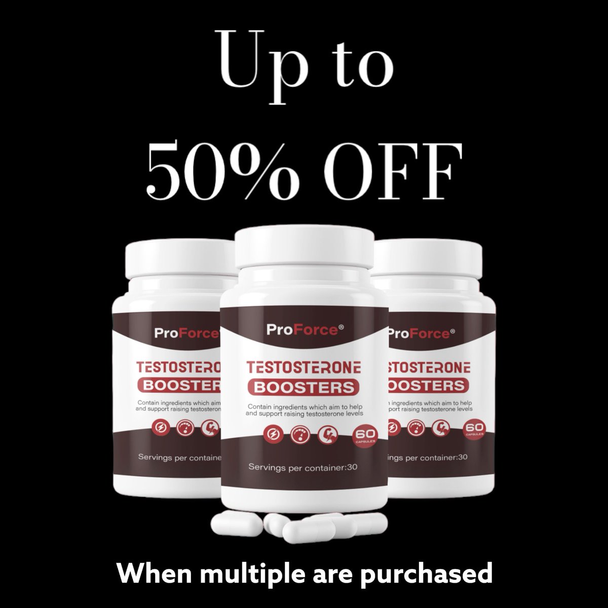 IXMIIM110's tweet image. Take your bodybuilding to the next level with our enhanced testosterone boosters ProForce®! Buy 2 or more and receive up to 50% off!

ixmiim.com/shop?store-pag…

#Testosteronebooster #ashwagandha #macaroot #magnesium #zinc #bodybuilding #testosterone