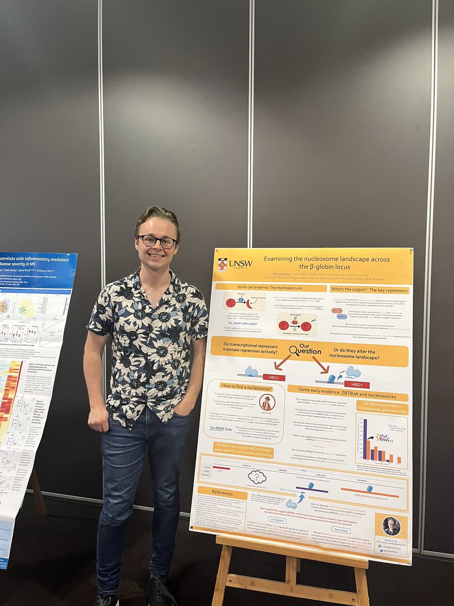 AnnalisePsaila's tweet photo. The labs of @MerlinCrossley and @KateGQuinlan were well represented at the @ANZSCDB meeting today with lots of fantastic posters @AntheaLee12 @sonia_goozee @MahdiHaddad_ @valasafari @MichaelODear and Emmaline @UNSWBABS https://t.co/cz6D5rjBWi