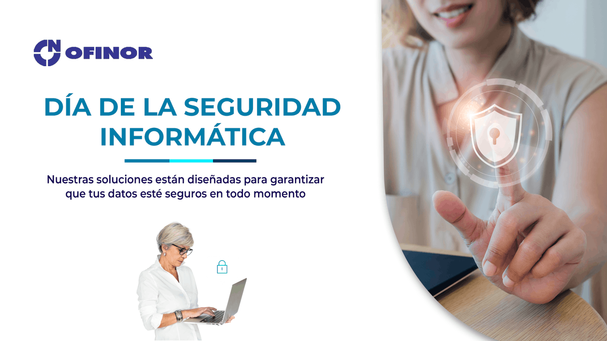 OFINOR1's tweet photo. 🔐🛡️ En el #DíaDeLaSeguridadInformática, en #Ofinor y @KYOCERA_DS_ES queremos recordar la importancia de proteger la información de tu negocio.
👍 Soluciones diseñadas para garantizar que tus #datos esté seguros en todo momento.
¡Es nuestra prioridad! ➡️ https://t.co/yEWtkv9k27 https://t.co/aKaHNlIhmK