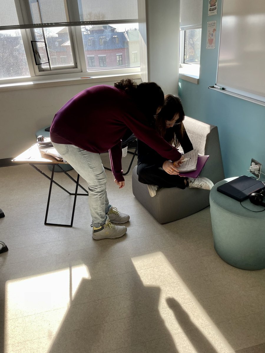 KaitlinBowker's tweet photo. Future teacher in the making…look at that student engagement! Teaching can be difficult, but moments like these keep me going and are so rewarding to witness. #6thGrade #proudteacher @LincJrHi https://t.co/e3vKV5FQzO