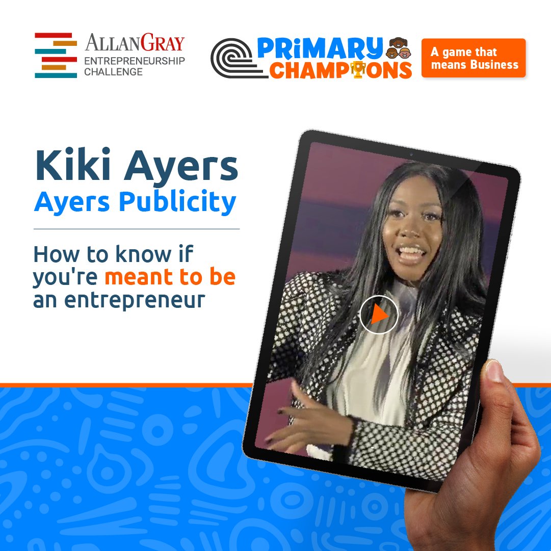 Want to know what it means to be an entrepreneur? 🤝🏾⭐️

Then watch this insightful Ted Talk by <a href="/KikiAyers/">KIKI AYERS</a>, who reveals some key traits that any entrepreneur should have.

Watch the video here: bit.ly/3tZB0kh

#AGEC #Entrepreneurship #VentureIdea
