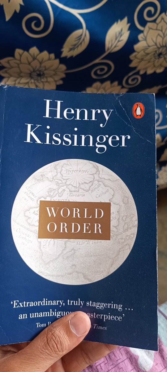 I bought this book last week. And now Henry Kissinger is dead. Let's see who he was.