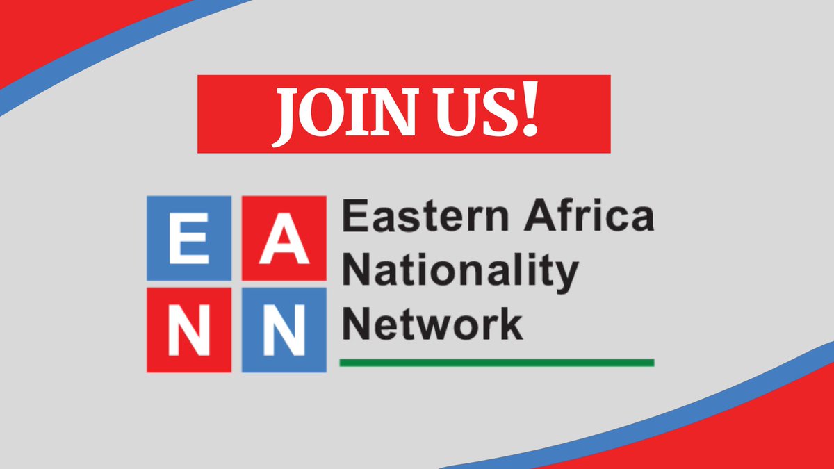 Are you an activist, academic, or civil society organization working on #statelessness and #nationality rights in Eastern Africa?

Join the Eastern Africa Nationality Network! Check out our roadmap and contact us for more information

bit.ly/453GdV9