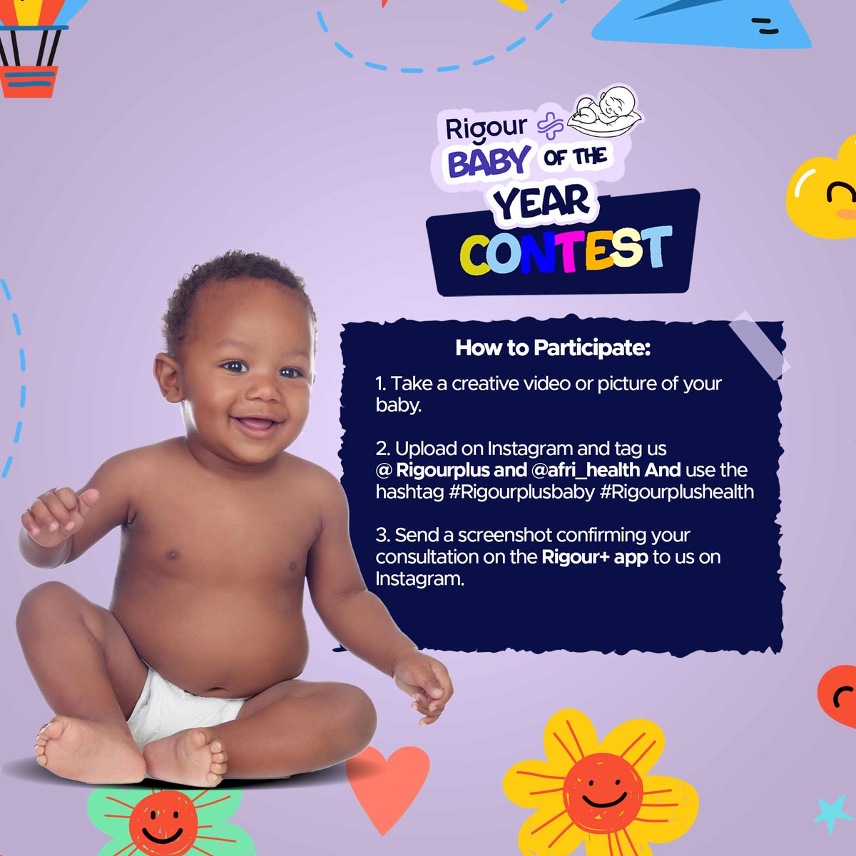 doctorwalesmd's tweet photo. Soooooo it's another BABY FLAUNTING season, and @rigourplus is giving away 400k worth of cash to three babies who will be awarded the Rigour Baby of the Year. Ahhh my ovaries 😍

Mummies and Daddies, time to flaunt! Please repost to others. https://t.co/BT4IGrnIBV