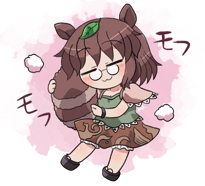 セルフもふもふマミゾウさん #おは東方