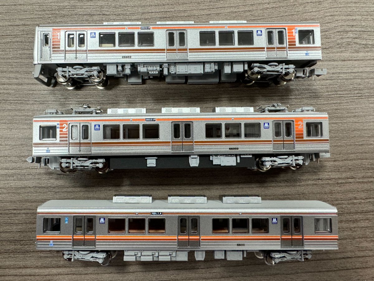 大阪メトロ66系のの商品写真が届きました。 一部の車両のみですが、ご