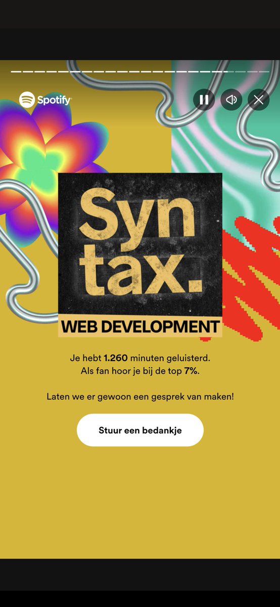 VanB33k's tweet photo. @syntaxfm @wesbos The best episode this year for me is about Gatsby, because I pretty much told everyone at our office; yeah Gatsby is dead, listen to this, and a few weeks later we got the email.. 😅

https://t.co/r2dMcJ5u7J https://t.co/Nd7OfRGo26