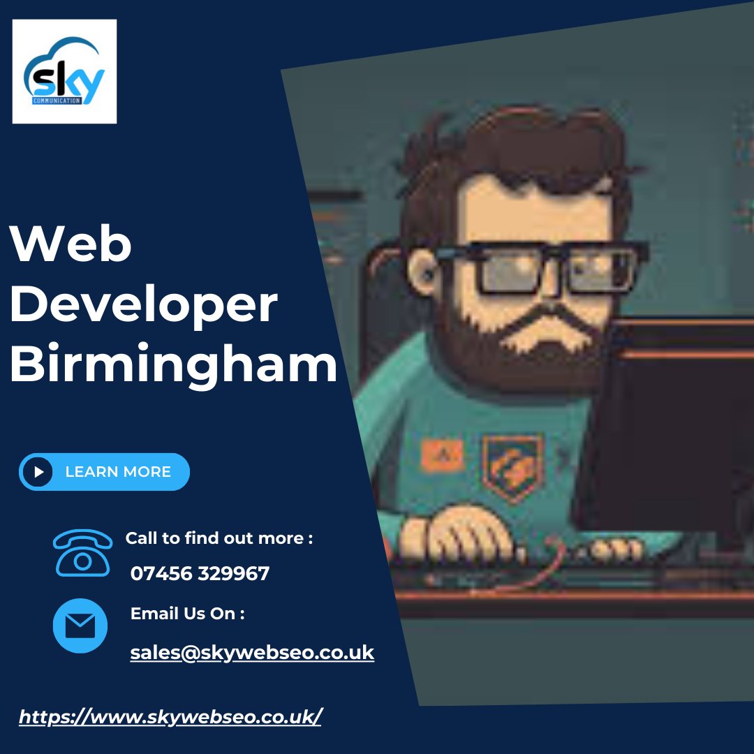 skywebseo's tweet image. Expert Web Development Services in Birmingham | Skilled Developers
Read More: skywebseo.co.uk/web-design-com…
#webdesigncompanyinBirmingham #webdeveloperBirmingham #Freewebdeveloperbirmingham #Juniorwebdeveloperbirmingham #Freelancewebdeveloperbirmingham #AppdevelopersBirmingham