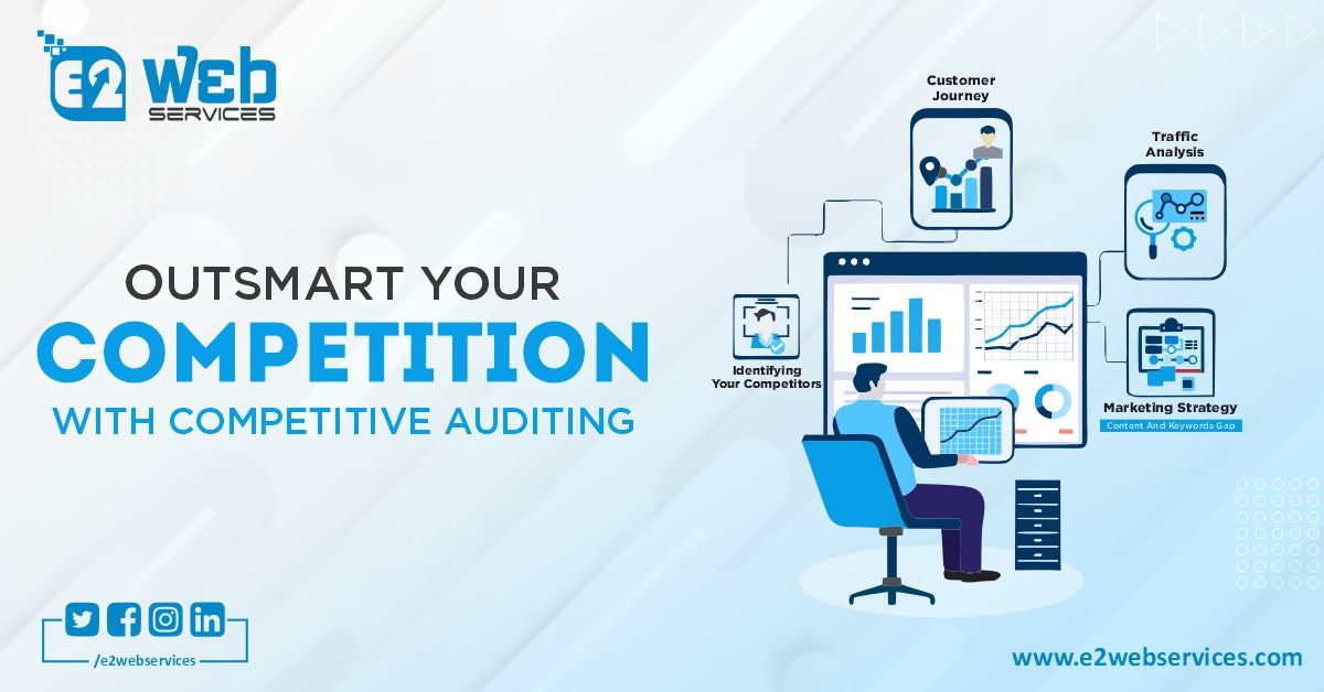 A competitive audit helps you track where your competitors are, and what makes them more visible online

It's not just about analyzing, it's about using that information to improve your online visibility and grow your business!

#audit #competitions #strategies #e2web #content