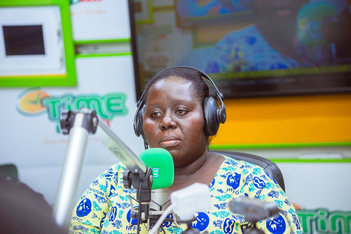 cedoh's tweet photo. HFFG staff in a radio discussion to create awareness on HIV/AIDS at Time FM in Kumasi together with Olivia Graham from Ghana AIDS Commission as part of Pre-World AIDS day activities. https://t.co/3alp24haOX