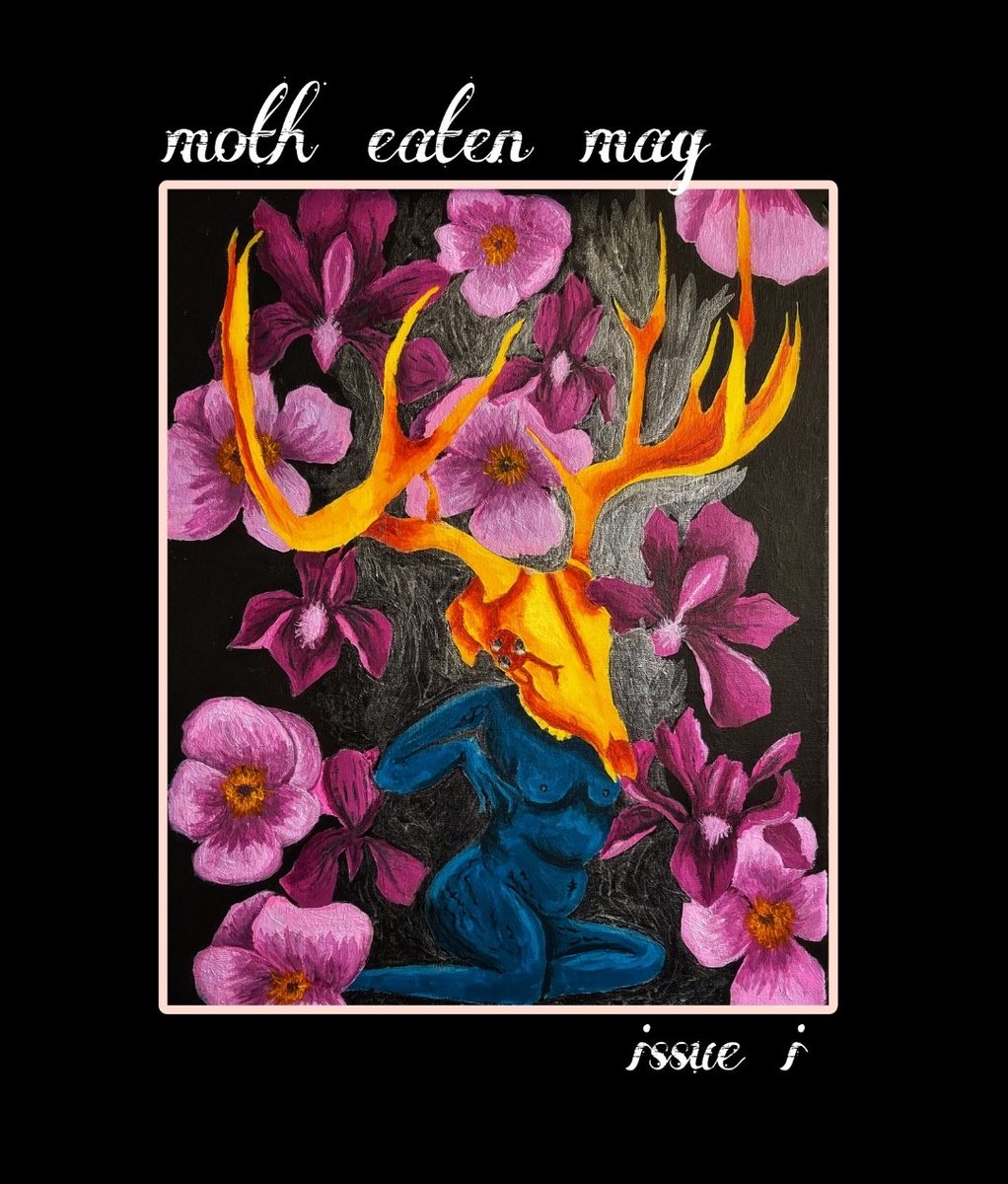 ✨️✨️ HAPPY RELEASE DAY ✨️✨️

moth eaten mag issue i is out in the world!!! all 116 glorious pages!!!! download your $0 digital copy literally right now!!!! (links below for both digital and print) 

THANK YOU THANK YOU CONTRIBUTORS THIS ISSUE IS SO BEAUTIFUL 🖤🖤🖤🖤