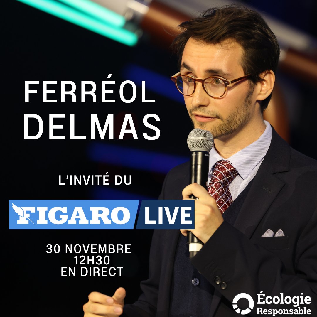 📣  Je serai l'invité de l'émission "La question du jour", en direct sur FigaroTV/FigaroLive (<a href="/Le_Figaro/">Le Figaro</a>) à 12h30 aujourd'hui. 

En ce premier jour de #COP28 à Dubaï, le sujet climatique sera au coeur de l'actualité ! 🌏🌱