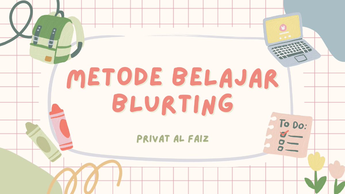 Blurting method. Blurting method