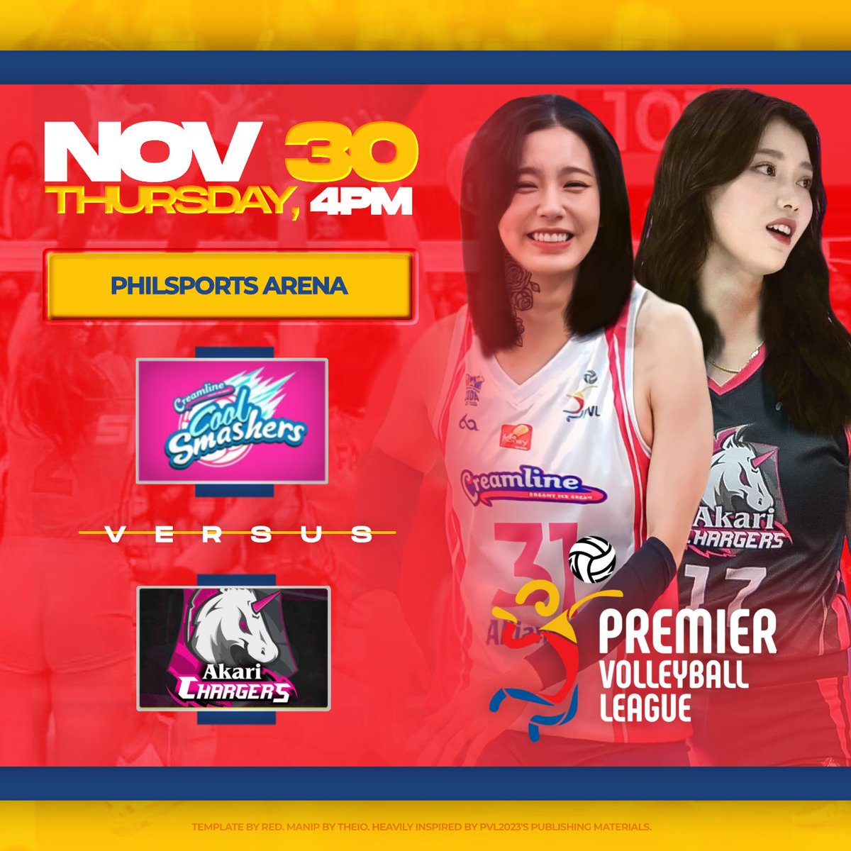 fischeare's tweet image. ㅤ

    After a successful and thrilling
    match last Tuesday, Cre4mIine is
    set to go against Ak4r1 Ch4rg3rs
    later at 4:00 PM. 

    Click here to view the game
    schedule: tinyurl.com/2023PVL

ㅤ