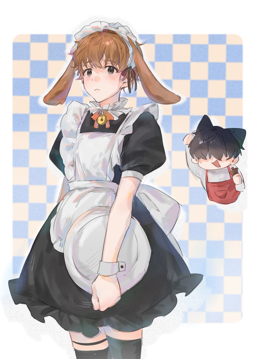 chi_bu92189's tweet photo. メイド服が大好き
＃ロントト
#rontoto https://t.co/5KPjx0nEgJ