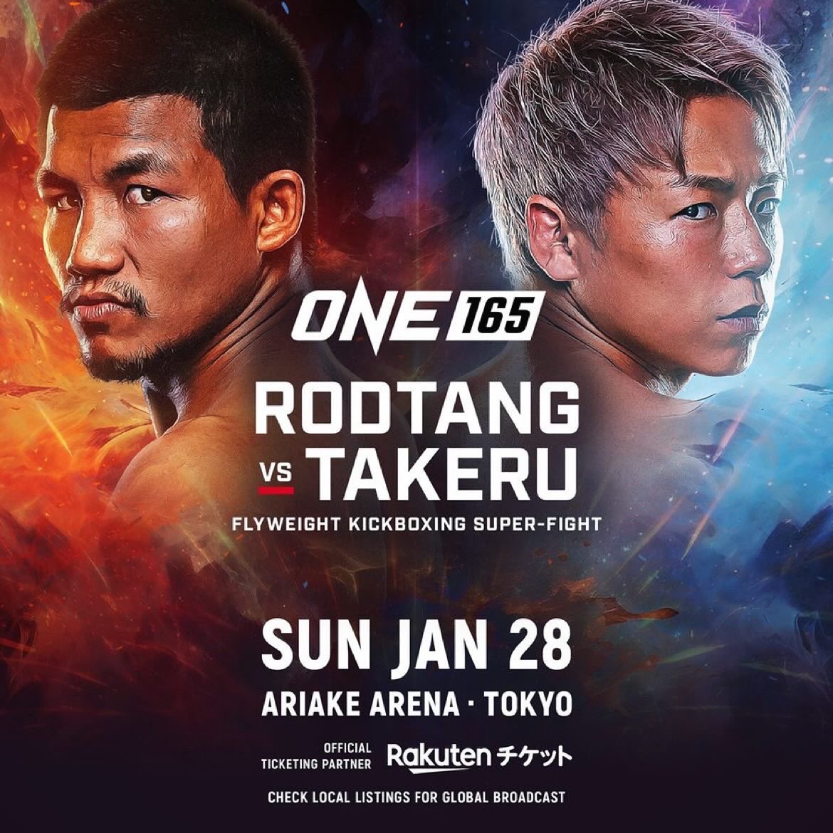 takerusegawa's tweet photo. RODTANG vs TAKERU🔥
ONE Championship 5 round Flyweight Kickboxing 
SUPER FIGHT on January 28 in TOKYO ARIAKE ARENA
https://t.co/zLSbThTEZC https://t.co/KPZ4ei1hlM