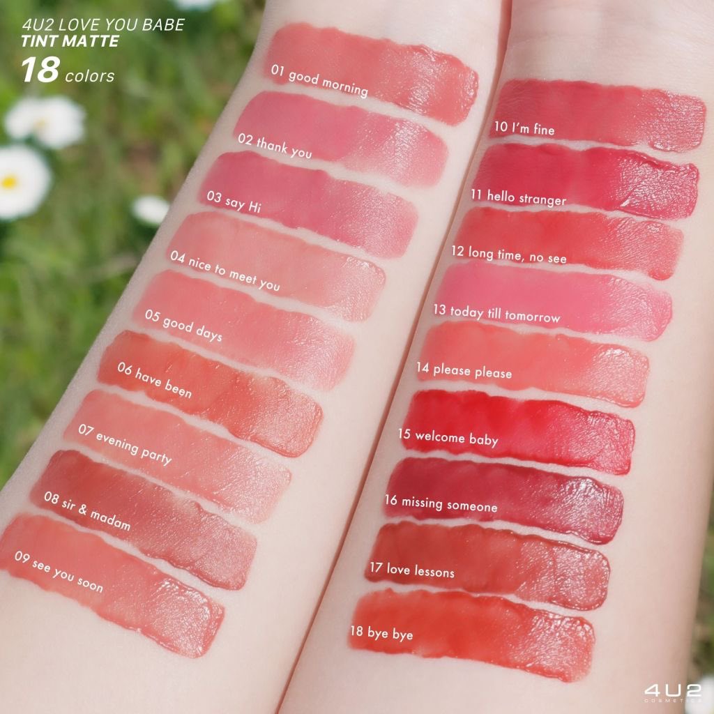 paintmts's tweet image. ไปต่ออย่าหยุด #แจก ลิปเบ้บ 4U2 Love you babe Tint Matte 1 รางวัล เลือกสีเองเล้ยย
🎀 กติกา รี ฟอล เม้นสีที่อยากได้
🪄 ประกาศ 20/12 ค่า

#แจกฟรี #แจกฟรีแค่รีแค่ฟอล