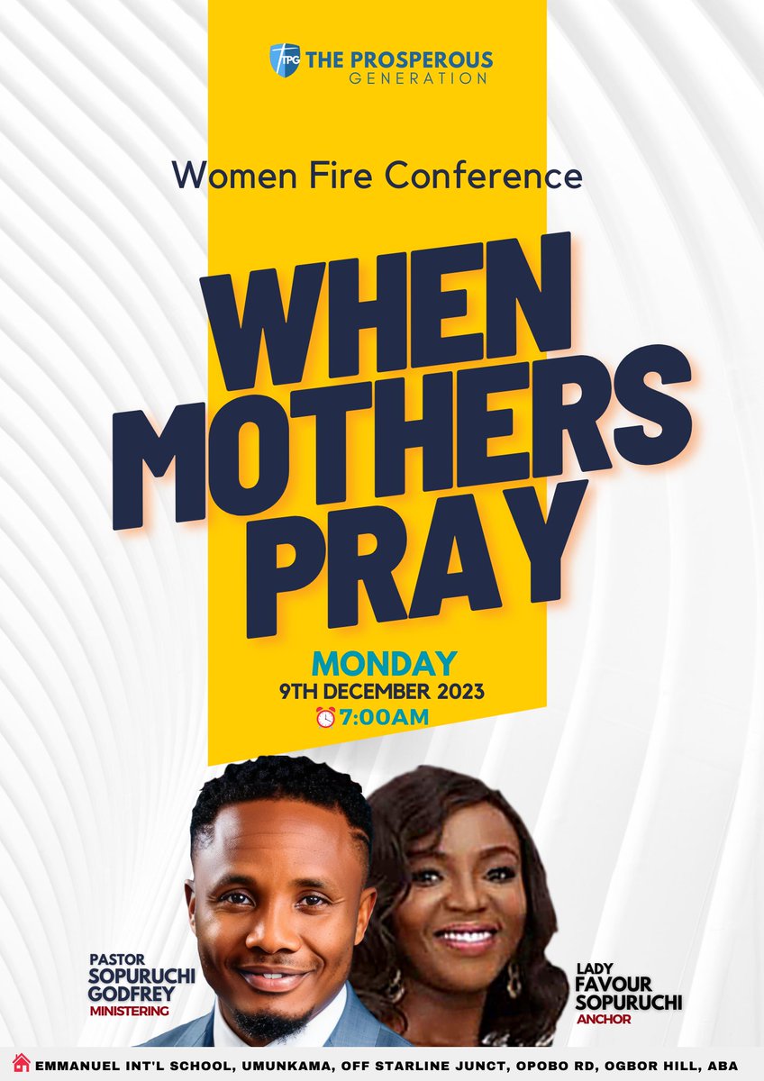 We gather to pray, and to stand in prayers for our Children, and their Children, and their Children, and their Children... Join us 📌

#pastorsop #whenmotherspray
#birthinggreatness
#theprosperousgeneration #globalchurch