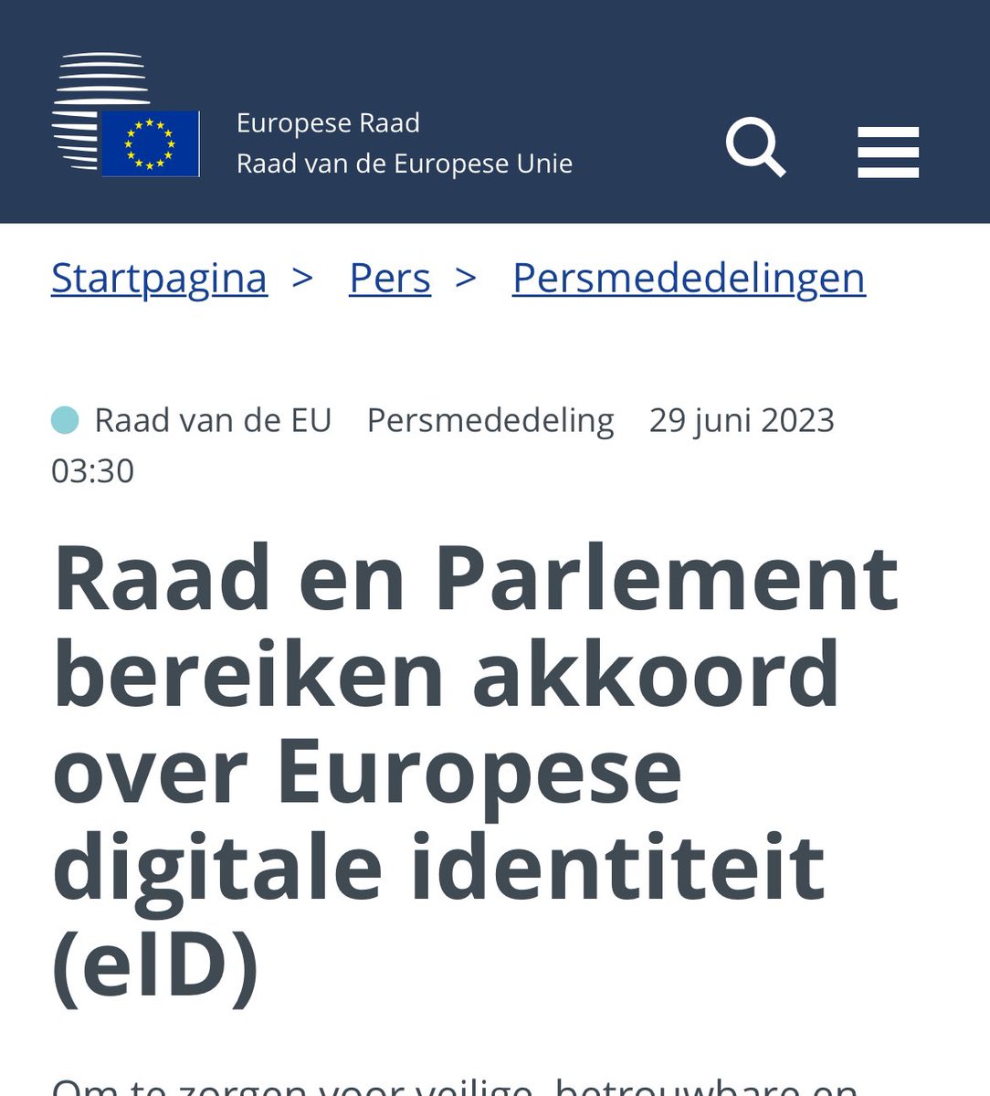 Wftproof's tweet photo. Als Eurocommissaris digitale zaken wilde Kroes in 2012 al erkenning e-identiteit in heel Europa. Dat gaat er nu komen.
Never waste a good crisis.
#WorstBankScenario #netwerkcorruptie #samenspanning #RedDeRechtstaat #boekhoudersvandewereld
4/
https://t.co/NlYfEAfgc0 https://t.co/hWxmqyy5gS