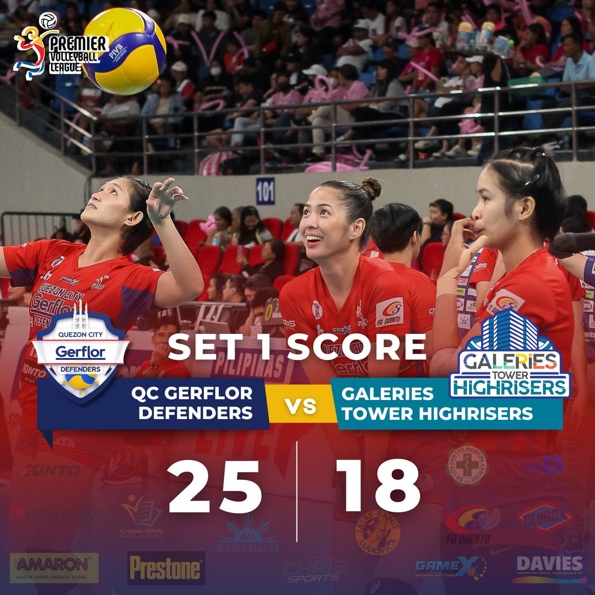Hoy! So proud of you, mga beh! 🥳😍🥰💖😍🥰

First set win by Gerflor this conference 💖

Gawan ng art card 'yan, deserve! 🤭