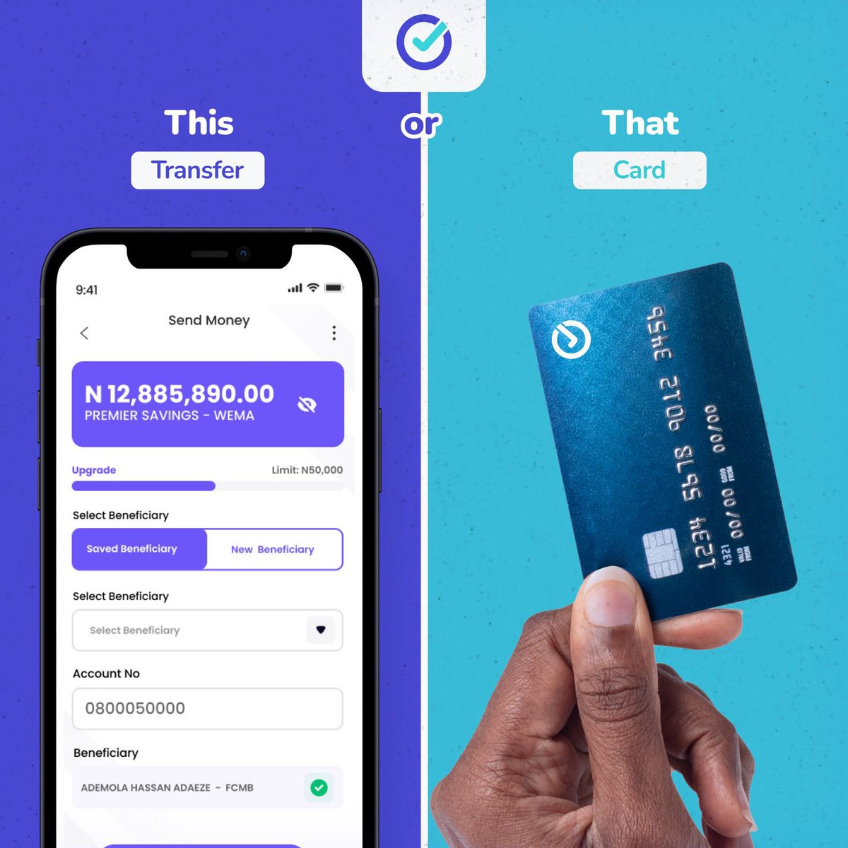 autocreditpay's tweet image. it's decision time: transfer or card? Choose with confidence knowing Moni Credit has your back for seamless transactions! 💳💸 
Comment down below which you prefer ⬇️

#digitalpayments 
#fasttransaction 
#autocredit
#smartbanking 
#futureoftransactions