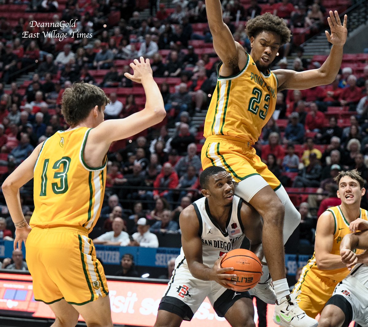 Lamont Butler - 10pts 3 rebounds/3 ast.
SDSU 71 - PLN 51 
<a href="/EVT_News/">East Village Times</a>