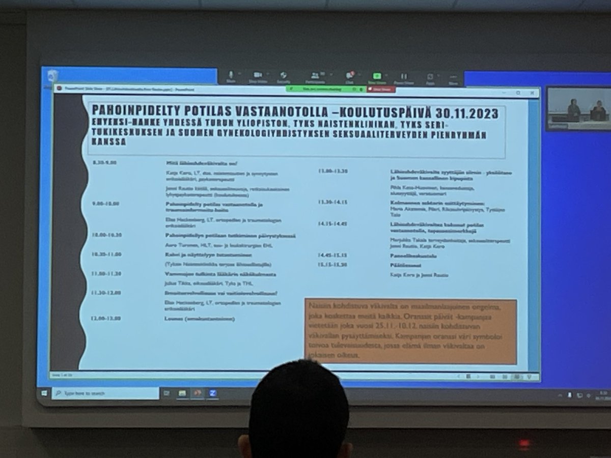 Tänään mukana tärkeän teeman äärellä. Puheenvuoro ja paneelissa mukana ⁦<a href="/MariaAkatemia/">Maria Akatemia ry</a>⁩’n ⁦<a href="/HannaKommeri/">Hanna Kommeri</a>⁩ #Ehyeksihanke