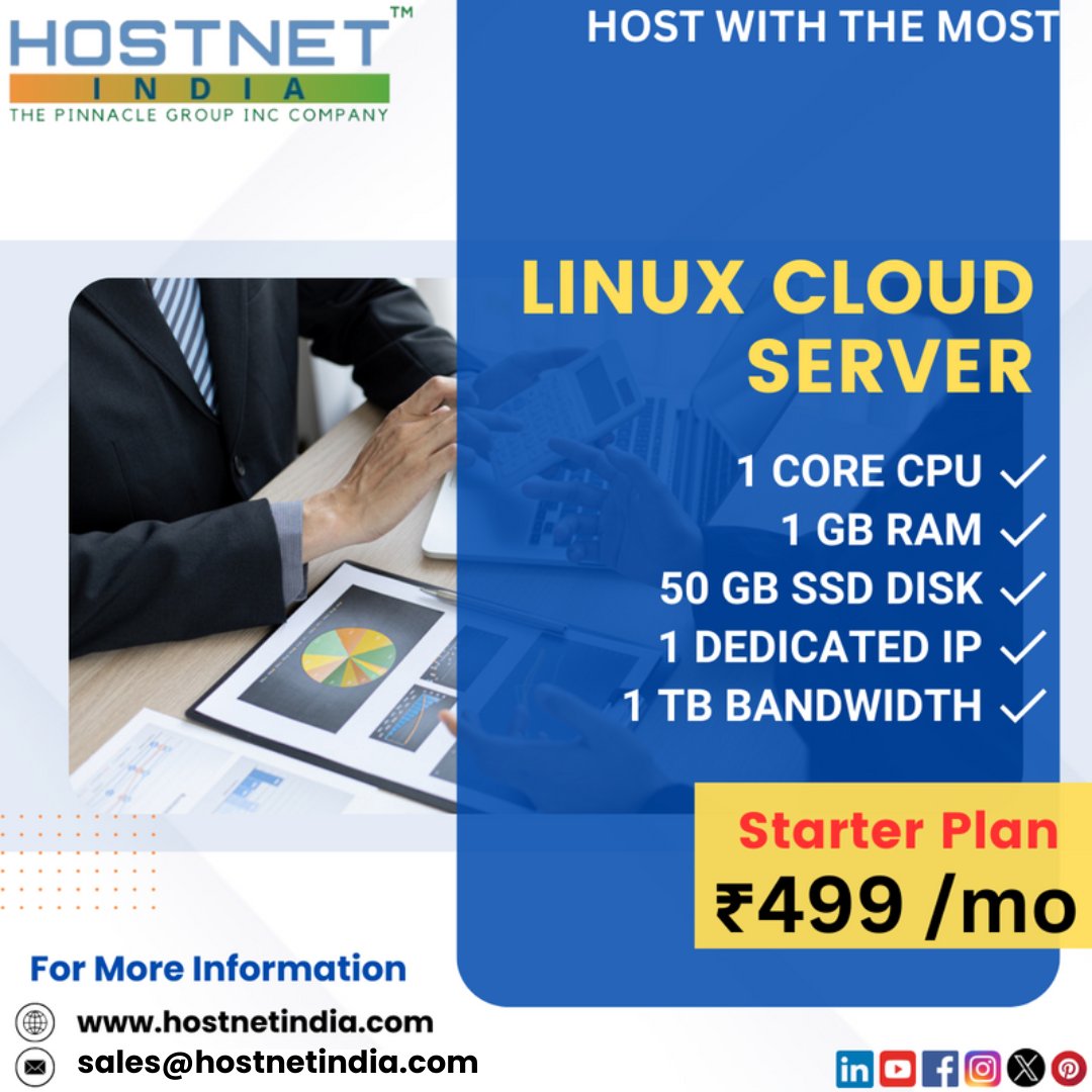 Im_hostnetindia's tweet image. 🚀 Unleash the power of your online presence with Linux Cloud Servers! ☁️🌐
#LinuxCloudServer #TechInnovation #DigitalTransformation #CloudSolutions #LinuxServerMagic #CloudTechGurus #DigitalTransformationJourney #TechInnovationHub #ServerSolutions #OnlineGameChanger
