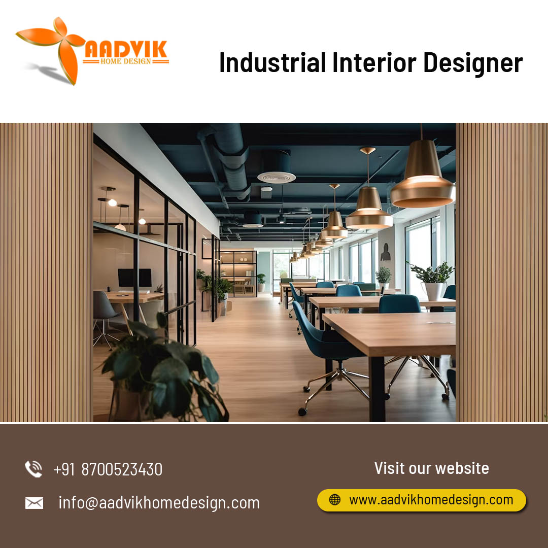 AdvikHomeDesign's tweet photo. Industrial Interior Designer
AADVIK HOME will help you to design the interior of your Industrial offices, that too in your budget and style.
For more info call us on: +91 8700523430
Visit us - https://t.co/wPnB8l8eyM
#AadvikHomes #InteriorDesigner #IndustrialInterior https://t.co/VmQ8sQMBcR