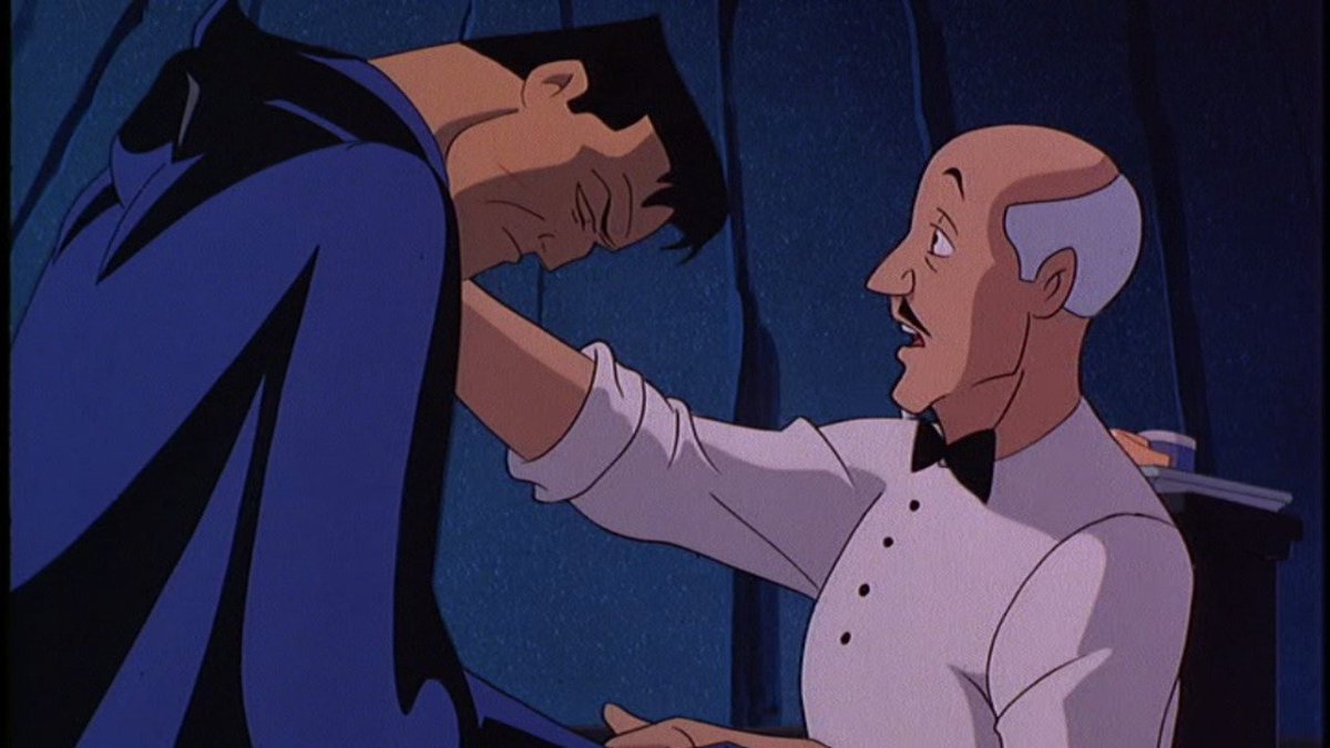 TheAnimatedBat's tweet photo. Happy birthday to Efrem Zimbalist Jr! 
Father, Husband, WW2 Veteran, Actor. Efrem Zimbalist Jr. was also
the voice of Alfred Pennyworth.
Thank you, Mr. Zimbalist, for your service and entertainment you gave us. You are missed.. 
Born: November 30, 1918
Passed away: May 2, 2014 https://t.co/oq6fvTSNpK