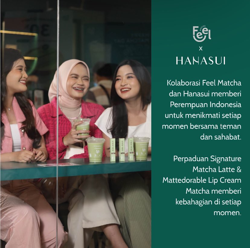 Feel Matcha x HANASUI! 💚💚💚