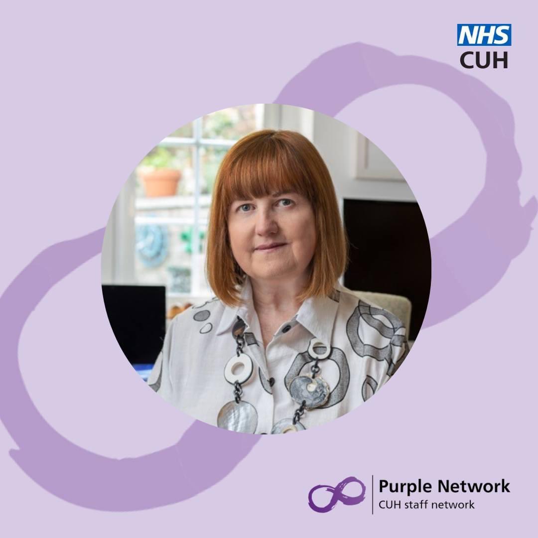 #DisabilityHistoryMonth events .@CUH_NHS Excited to be interviewing @KateNashOBE from @MyPurpleSpace today 12-1pm about her book Positively Purple Find out more about the talk with Kate and how to join on Connect.