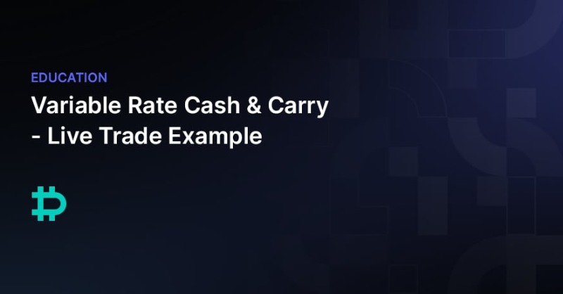DeribitOfficial's tweet photo. Discover an alternative to the traditional Cash and Carry. This version uses the perpetual contract to earn a variable rate. 

Deep dive here: