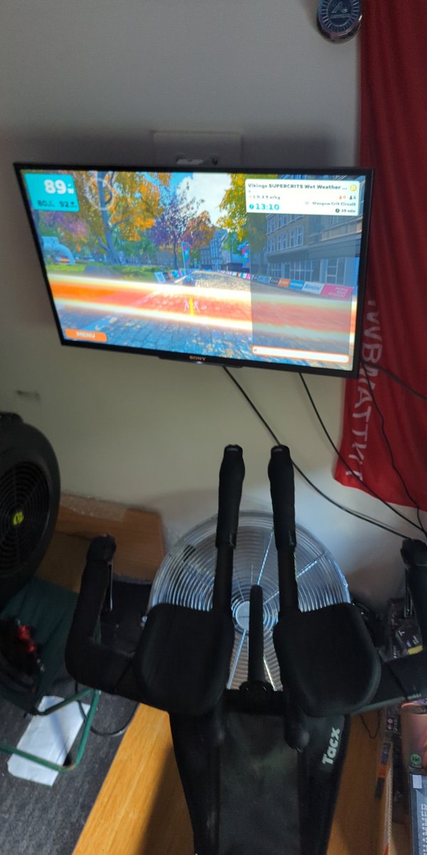 Not how we wanted to race tonight, but it's something.