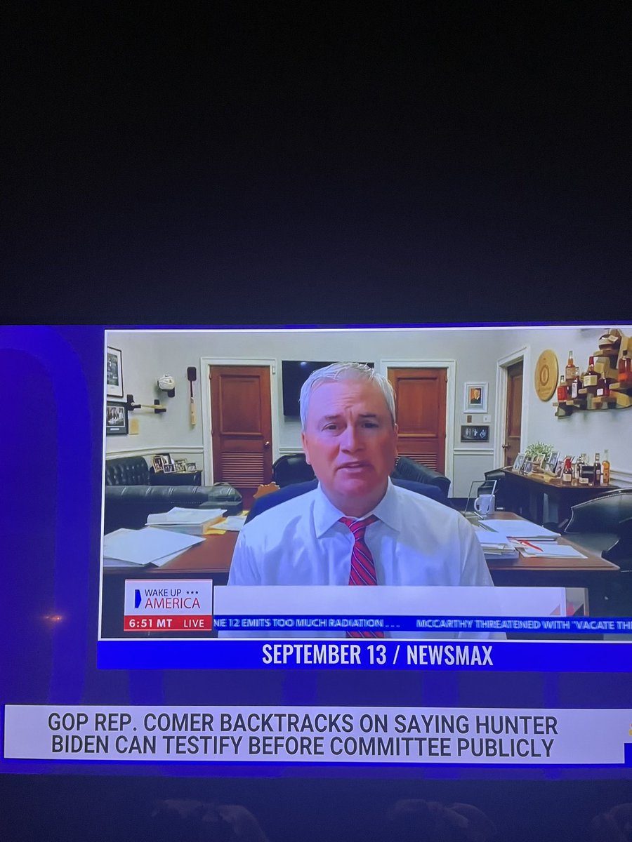 James Comers talking about Hunter Biden clearing his name when you going ask your own Colleagues last like Jim Jordan ,MTG ,Andy Biggs and many others when they going to clear there names Jim Jordan still running and hiding from his Subpoena the clock is ticking for Jim Jordan 👇